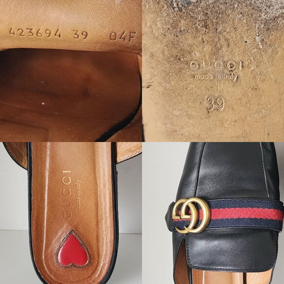 Authentic Gucci Peyton Marmont Mules/Slippers - Picture 4 of 12